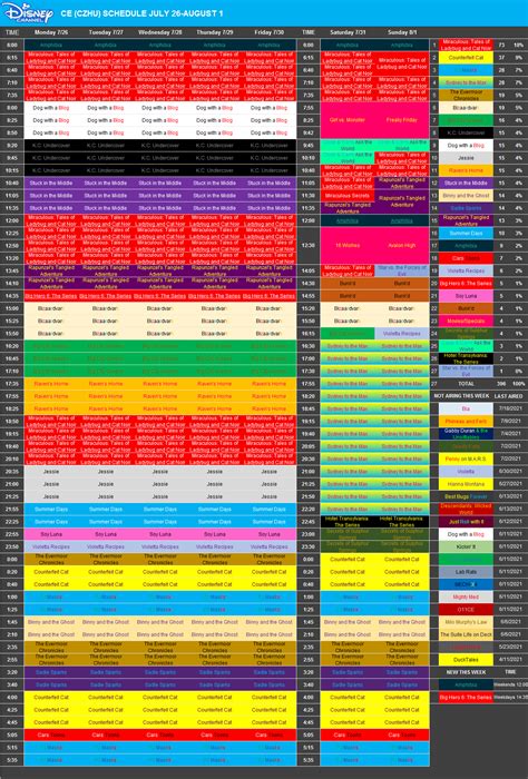 chanel ce|e tv schedule tomorrow.